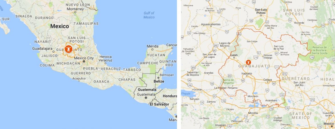 Guanajuato Map
