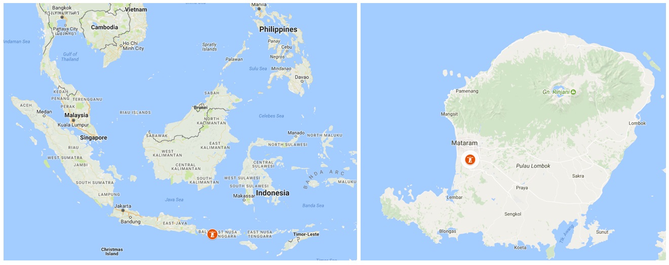 Lombok Map